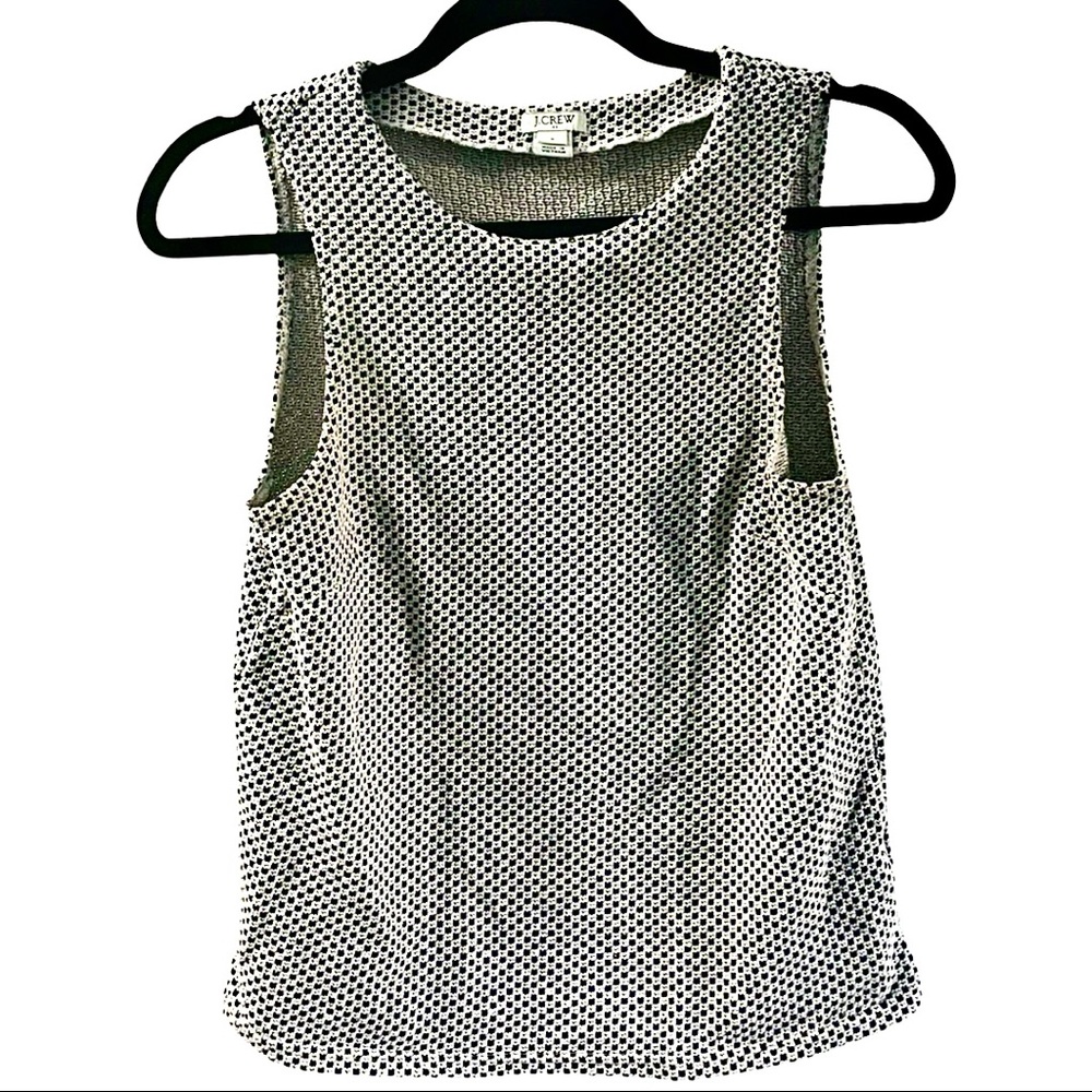 J. Crew women’s small sleeveless knit high scoop neck
